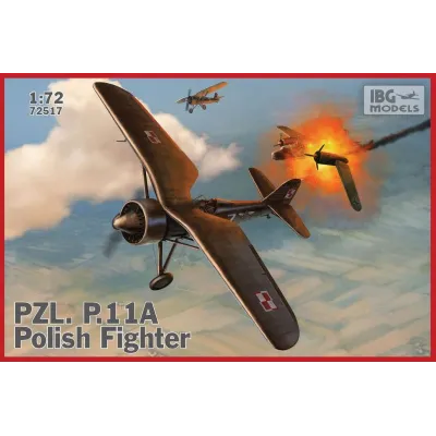 Model plastikowy PZL P.11a