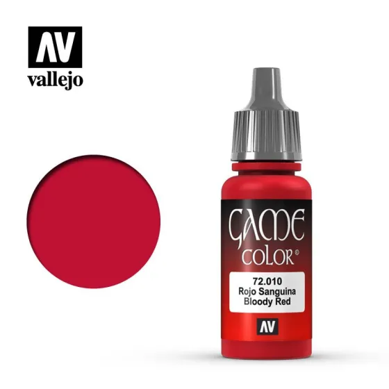 Vallejo 72010 Bloody Red 17ml