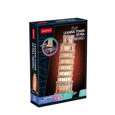 Puzzle 3D LED Krzywa wieża...