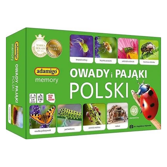 Gra Owady i pająki Polski...