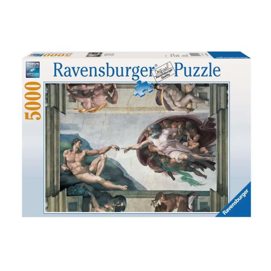 Puzzle 5000 elementów Michał Anioł Stworzenie Adama