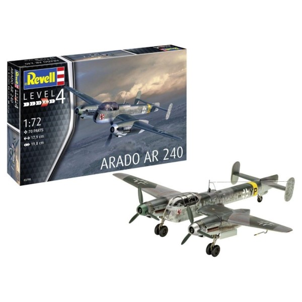 Model plastikowy Arado AR-240 1/72