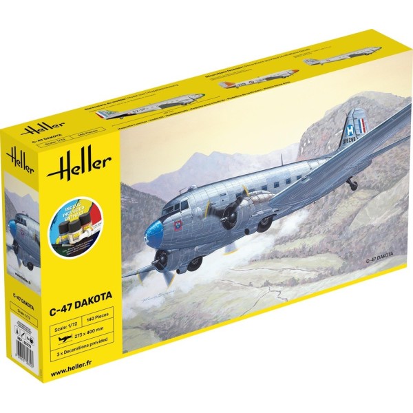 HELLER 35372 Douglas C-47 Dakota Starter Set