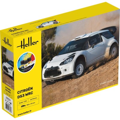 HELLER 56758 Citroen DS3 WRC Starter Set