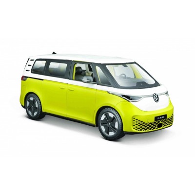 Model metalowy Volkswagen 2023 ID. Buzz żółty 1/24