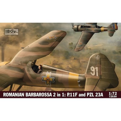 IBG 72530 Romanian Barbarossa 2in1 P.11F i PZL 23A