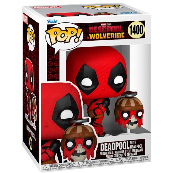 Figurka Funko POP! Marvel Deadpool & Wolverine Deadpool with Headpool nr 1400