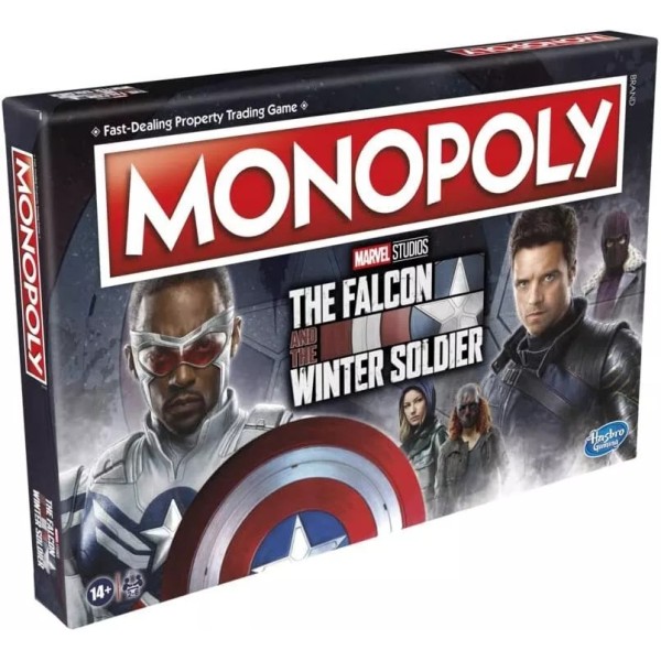 Gra Monopoly Marvel The Falcon and the Winter Soldier Edition angielska wersja