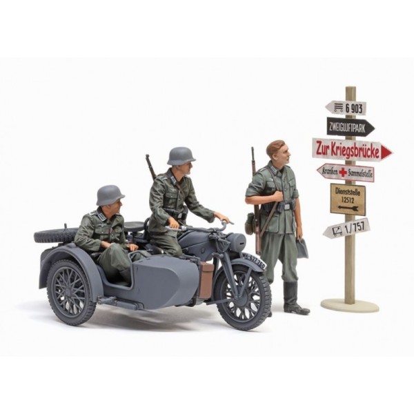 German KS600 Motorcycle & Sidecar 1/35