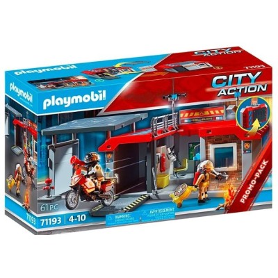 Zestaw figurek City Action 71193 Remiza strażacka