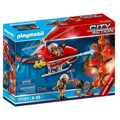 Zestaw z figurkami City Action 71195 Helikopter strażacki