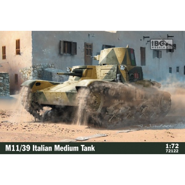 Model plastikowy M11/39 Italian Medium Tank 1/72