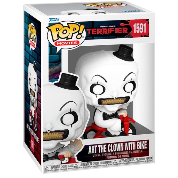 Figurka Funko POP! Terrifier Art the Clown with Bike nr 1591