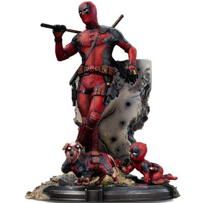 Iron Studios Deadpool & Wolverine - Deadpool Statue Art Scale 1/10