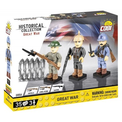 Klocki Great War 3 figurki 35 klocków