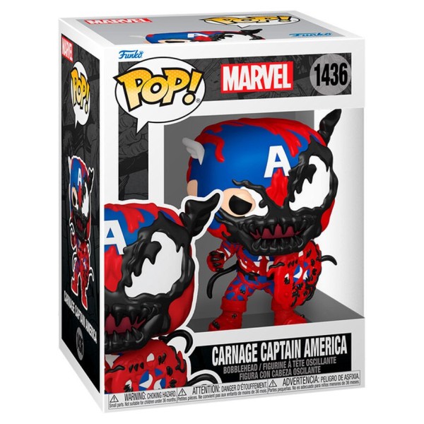 Figurka Funko POP! Marvel Carnage Captain America nr 1436