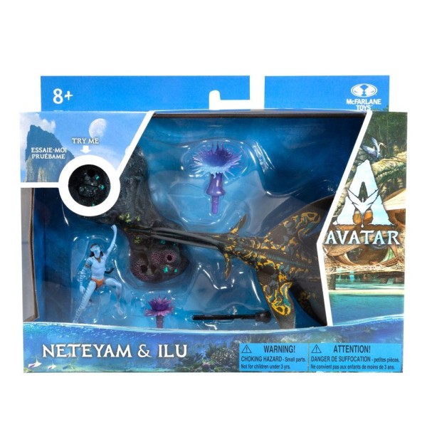 Figurka Avatar: The Way of Water Deluxe Medium Action Neteyam & Ilu