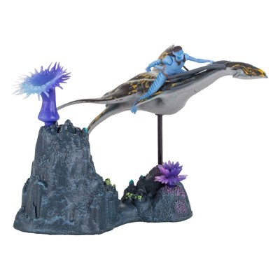 Figurka Avatar: The Way of Water Deluxe Medium Action Neteyam & Ilu