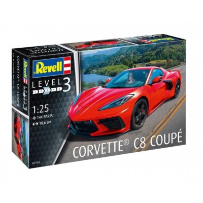 Model plastikowy Samochód Corvette C8 Coupe 1/25