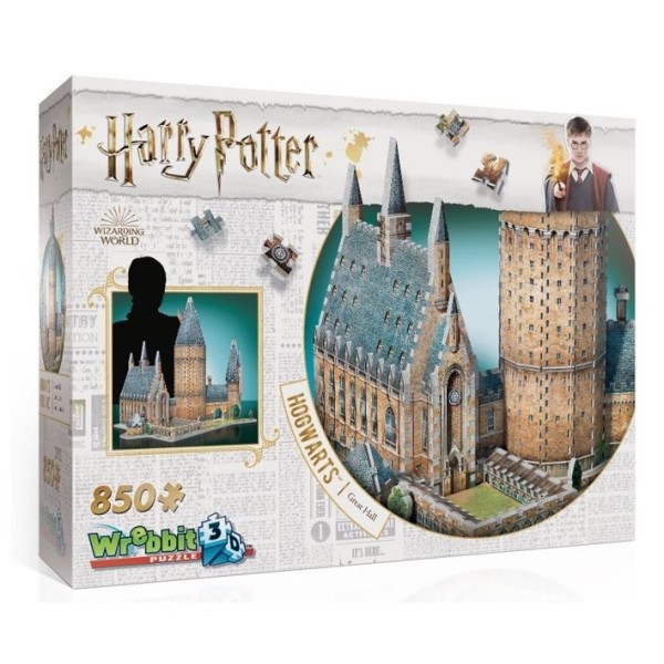 Puzzle 3D 850 elementów Harry Potter Hogwarts Great Hall