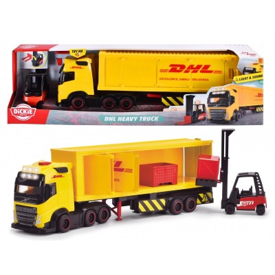 Pojazd City Ciężarówka z naczepą DHL 35 cm