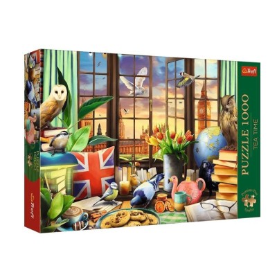 Puzzle 1000 elementów Premium Plus Wszystko co brytyjskie