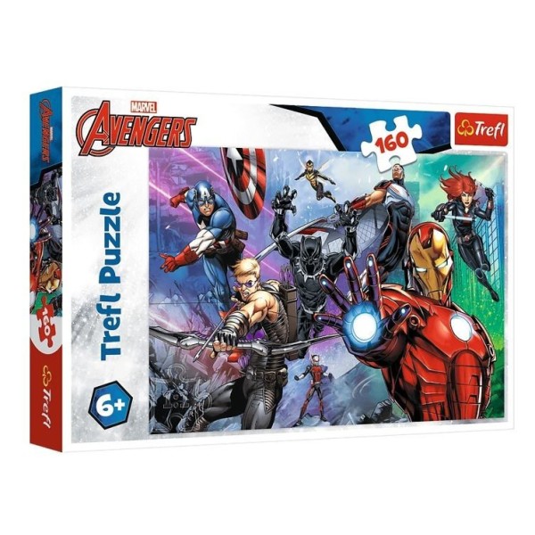 Puzzle 160 elementów Marvel Zawsze gotowi bohaterowie Avangers