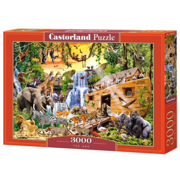 Puzzle 3000 elementów Zwierzęta Arka Noego