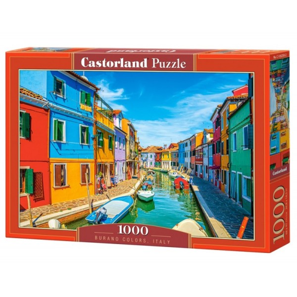 Puzzle 1000 elementów Kolory Burano Włochy