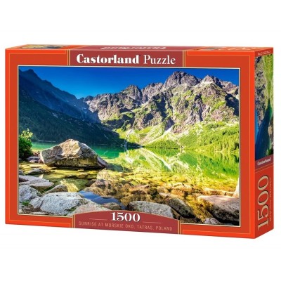 Puzzle 1500 elementów Morskie Oko Wschód Słońca Tatry