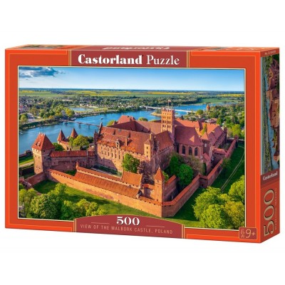 Puzzle 500 elementów Widok na Zamek Malbork Polska