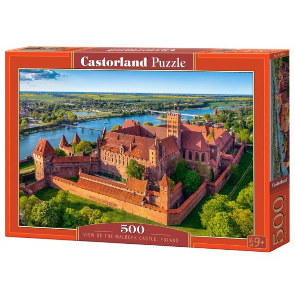 Puzzle 500 elementów Widok na Zamek Malbork Polska