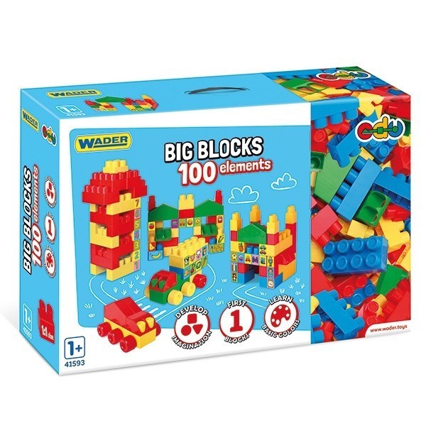 Klocki Big Blocks 100 elementów