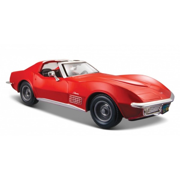 Model metalowy Chevrolet Corvette 1970 czerwony