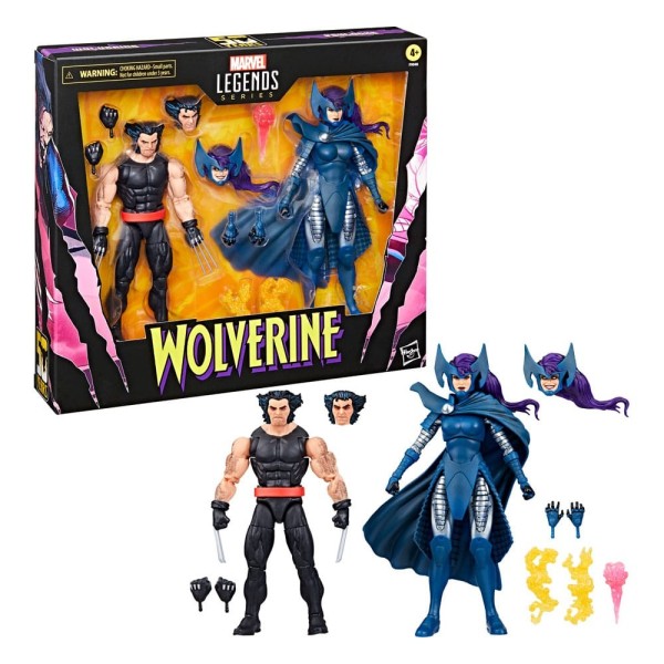 Figurki Wolverine 50th Anniversary Marvel Legends  2-Pack Wolverine & Psylocke 15 cm