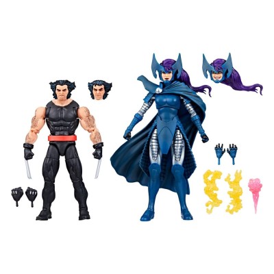 Figurki Wolverine 50th Anniversary Marvel Legends  2-Pack Wolverine & Psylocke 15 cm