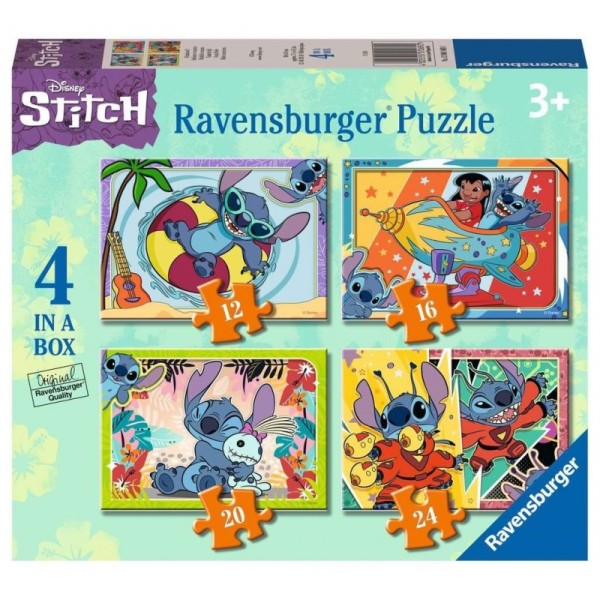 Puzzle 4w1 Disney Stitch