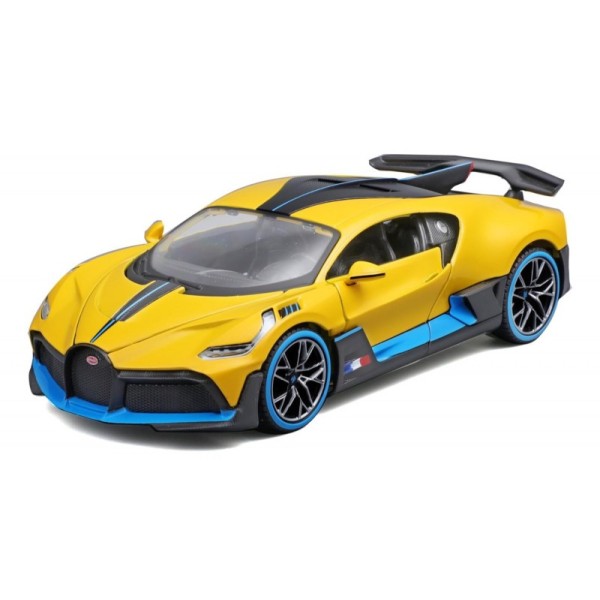 Model kompozytowy Bugatti Divo 1/24 żółty