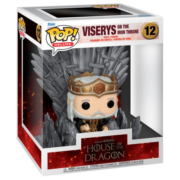 Figurka Funko POP! Deluxe House of the Dragon Viserys on the Iron Throne nr 12