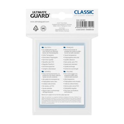 Koszulki do kart Ultimate Guard Classic Sleeves Standard Size 100 sztuk