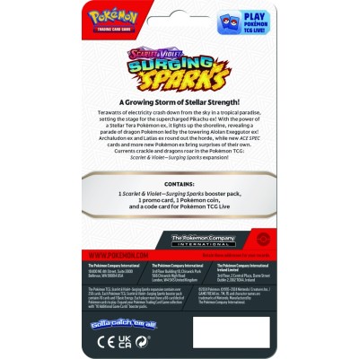 Pokémon TCG: Scarlet & Violet - Surging Sparks - Checklane Blister - Pachirisu