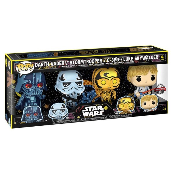 Zestaw figurek POP! Star Wars 4-Pack Retro