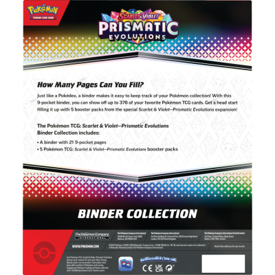 Pokémon TCG: Scarlet & Violet Prismatic Evolutions Binder Collection