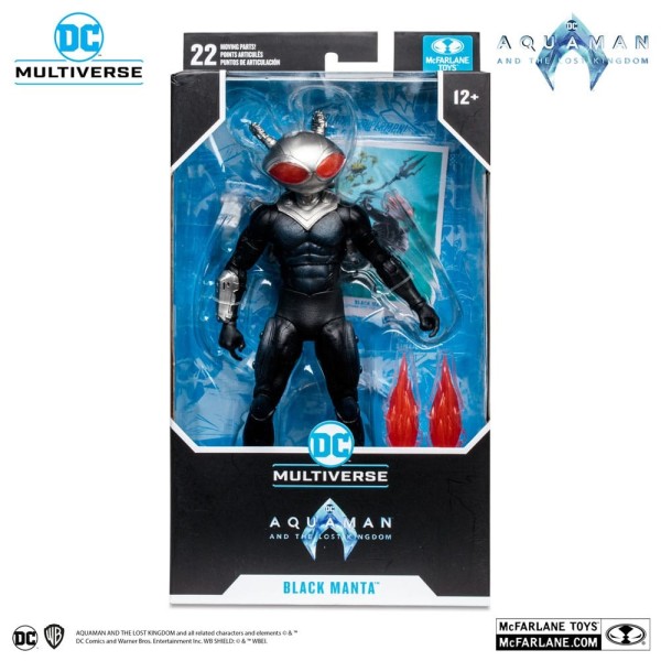 Figurka Aquaman and the Lost Kingdom DC Multiverse Action Black Manta 18 cm