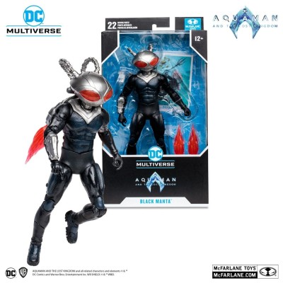 Figurka Aquaman and the Lost Kingdom DC Multiverse Action Black Manta 18 cm