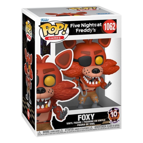 Figurka Funko POP! Five Nights at Freddy's 10th Anniversary - Foxy nr 1062