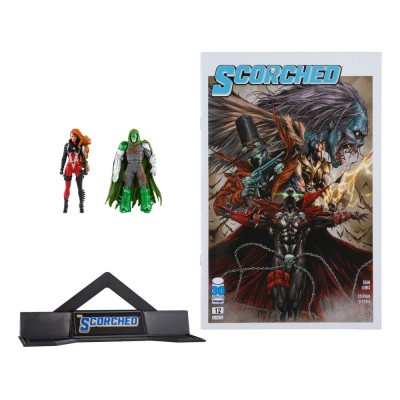 Figurki 90411 Spawn Action Figure 2-Pack with Comic Book Wave 2 She-Spawn & Curse