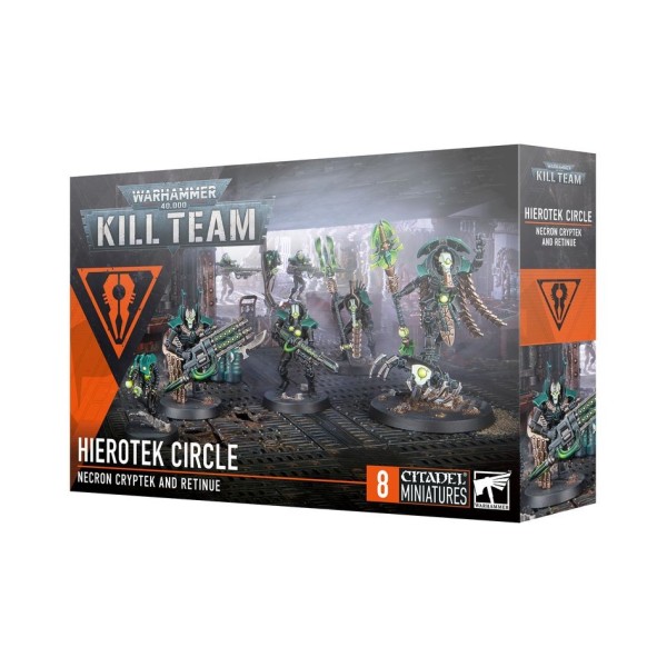 Kill Team: Hierotek Circle Necron Cryptek and Retinue