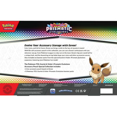 Pokémon TCG: Scarlet & Violet Prismatic Evolutions - Accessory Pouch Special Collection