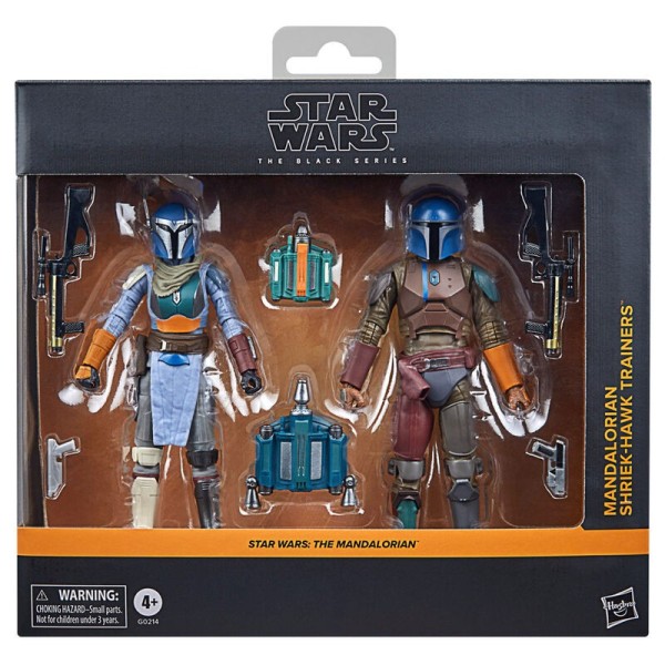 Zestaw G0214 Star Wars The Mandalorian & Shriek-Hawk Trainers 2 figurki 15 cm